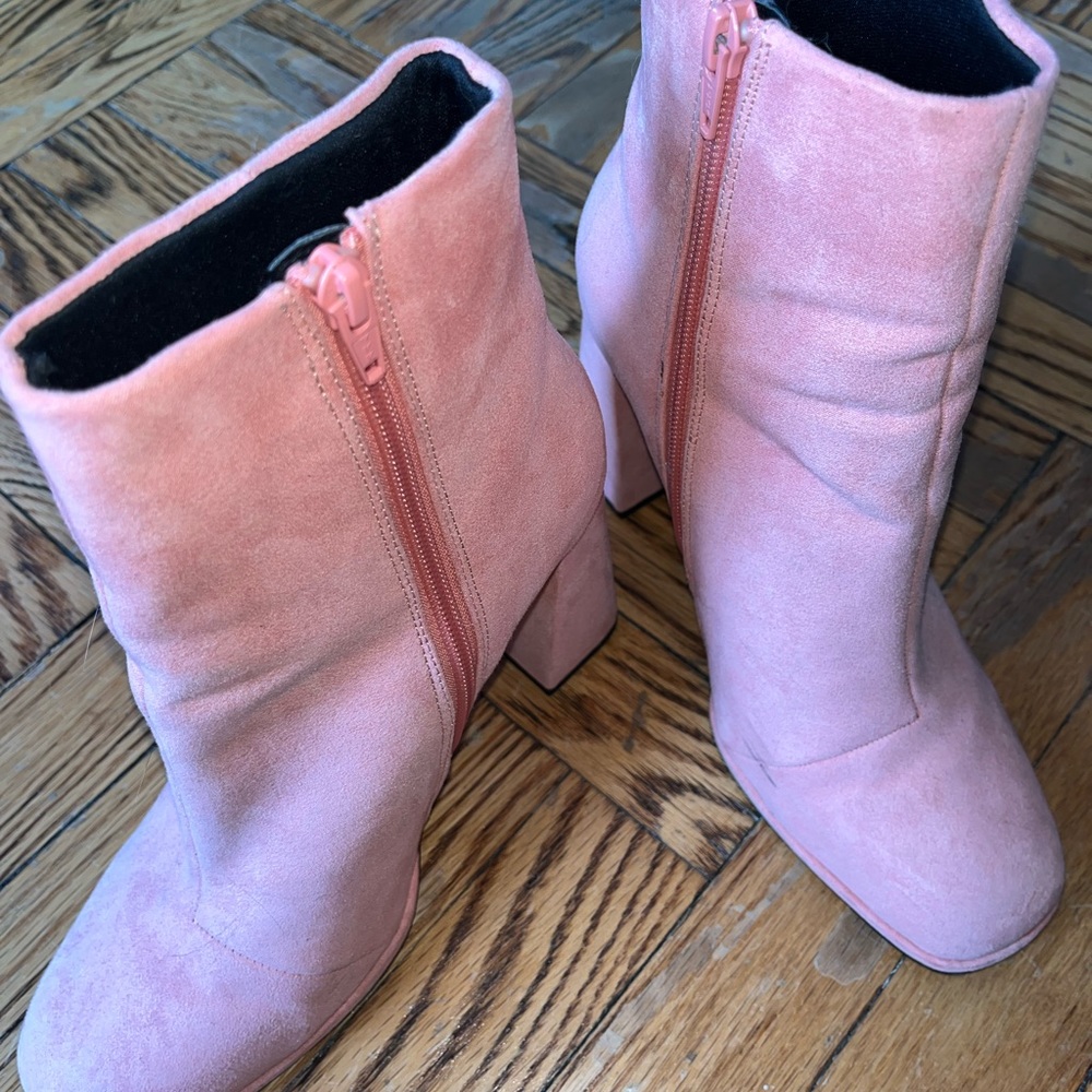 Light pink ASOS booties